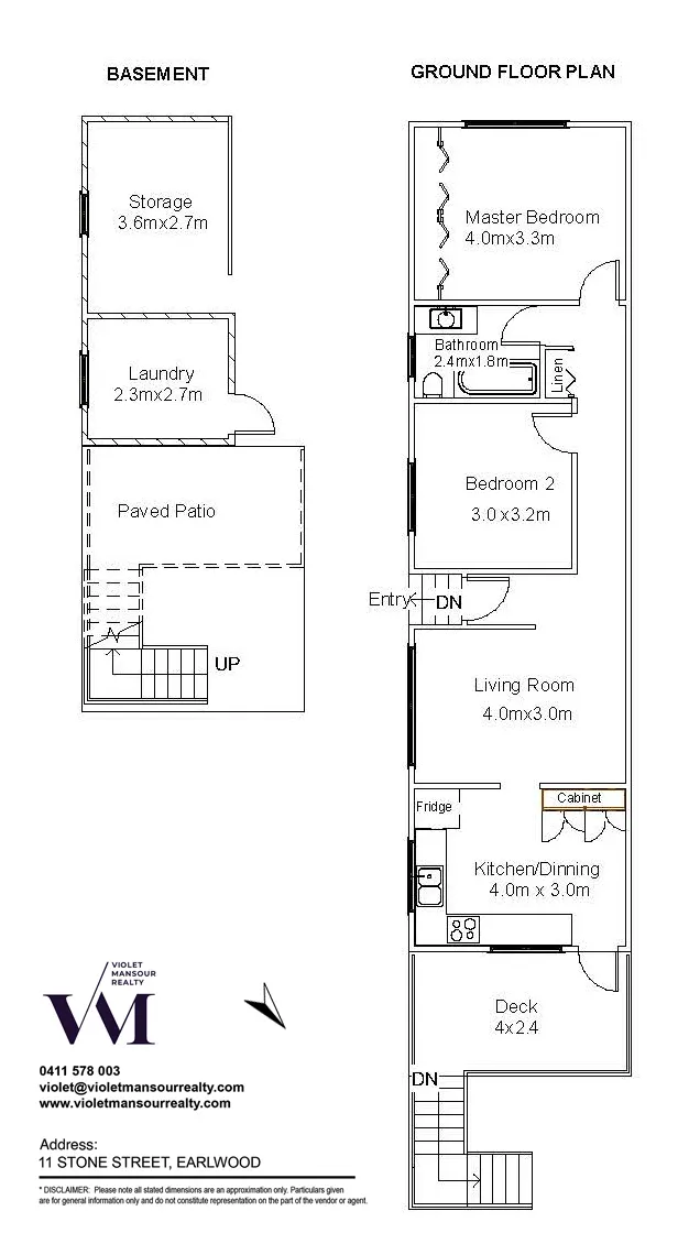 Floorplan for 11 Stone Street Earlwood