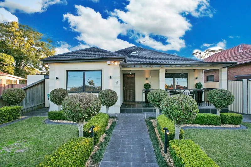 Front of 15 Alfred St Clemton Park