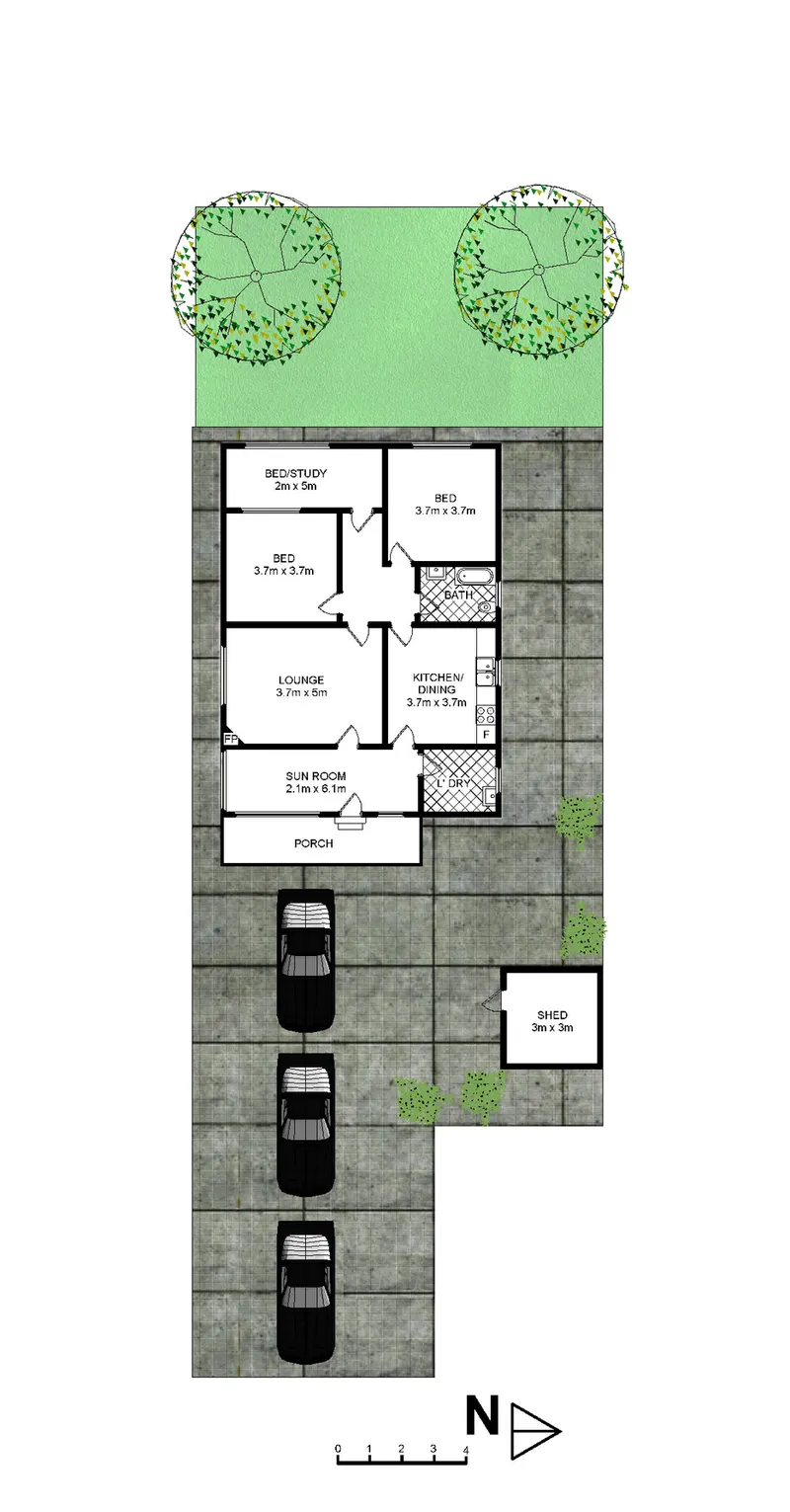 Floorplan for 15 Wavell Pde Earlwood