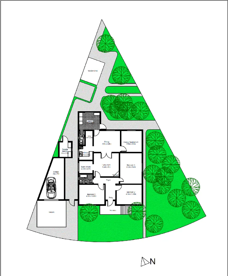 Floorplan for 35 Gueudecourt Ave Earlwood