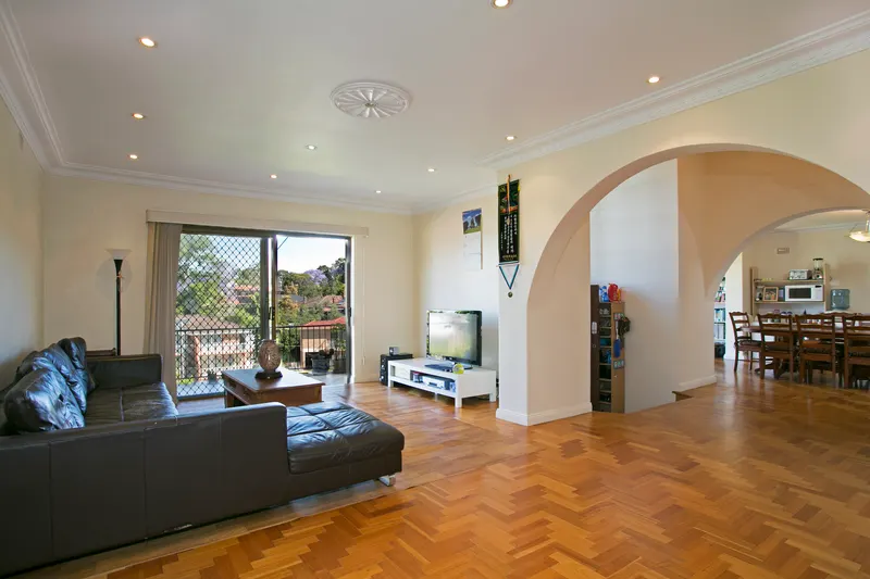 Living area at 41 Banks Rd Earlwood