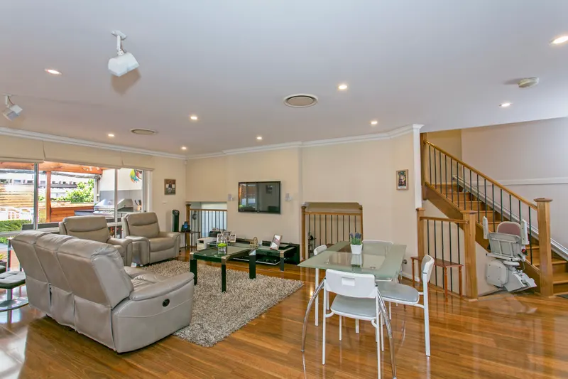 Living area at 8 Pangee St Kingsgrove
