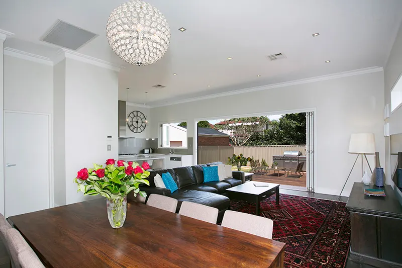 Living area at 9 Shaw Ave Earlwood