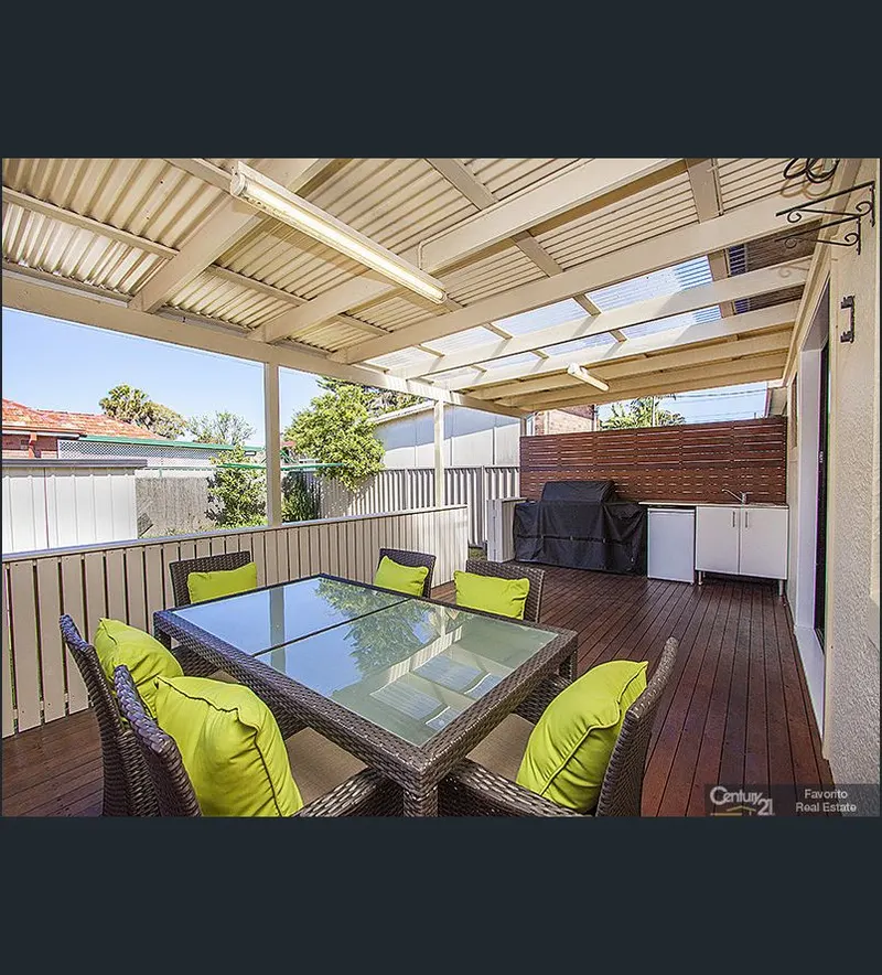 Outdoor area at 9 Weston St Revesby