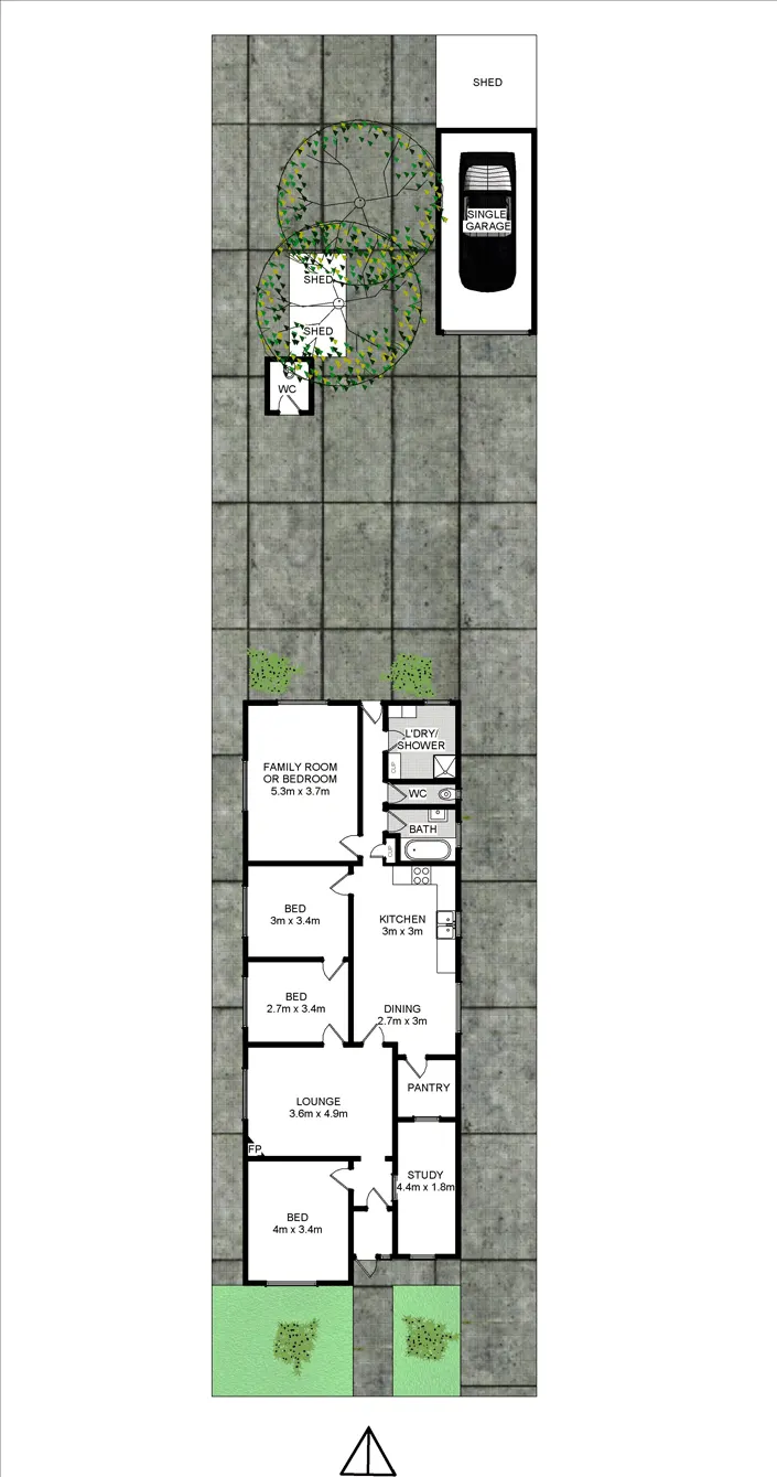 Floorplan for 97 Bayview Ave Earlwood